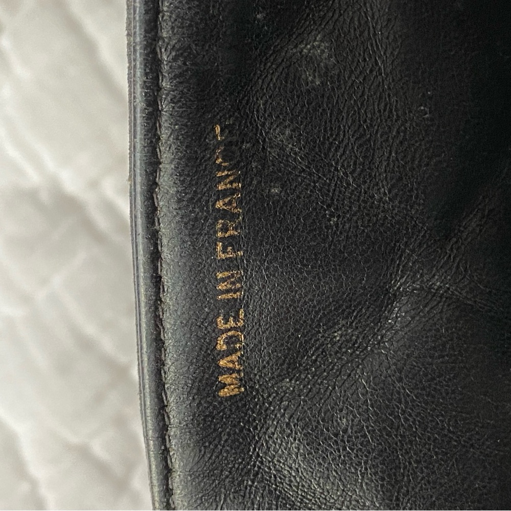 Chanel Vintage Rare 1990s Quilted Logo Letters Maxi Jumbo Classic Flap - Picture 8 of 17